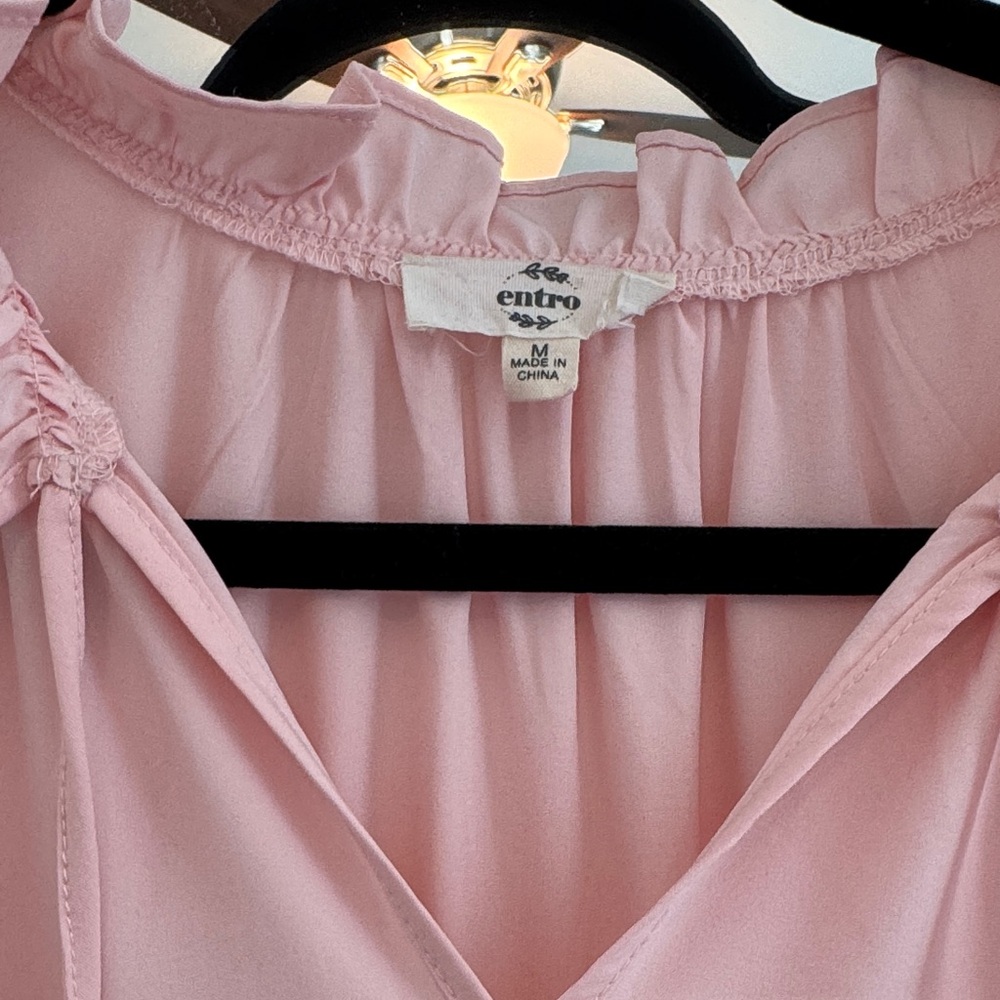Entro Pink Ruffled Dress - Picture 2 of 4